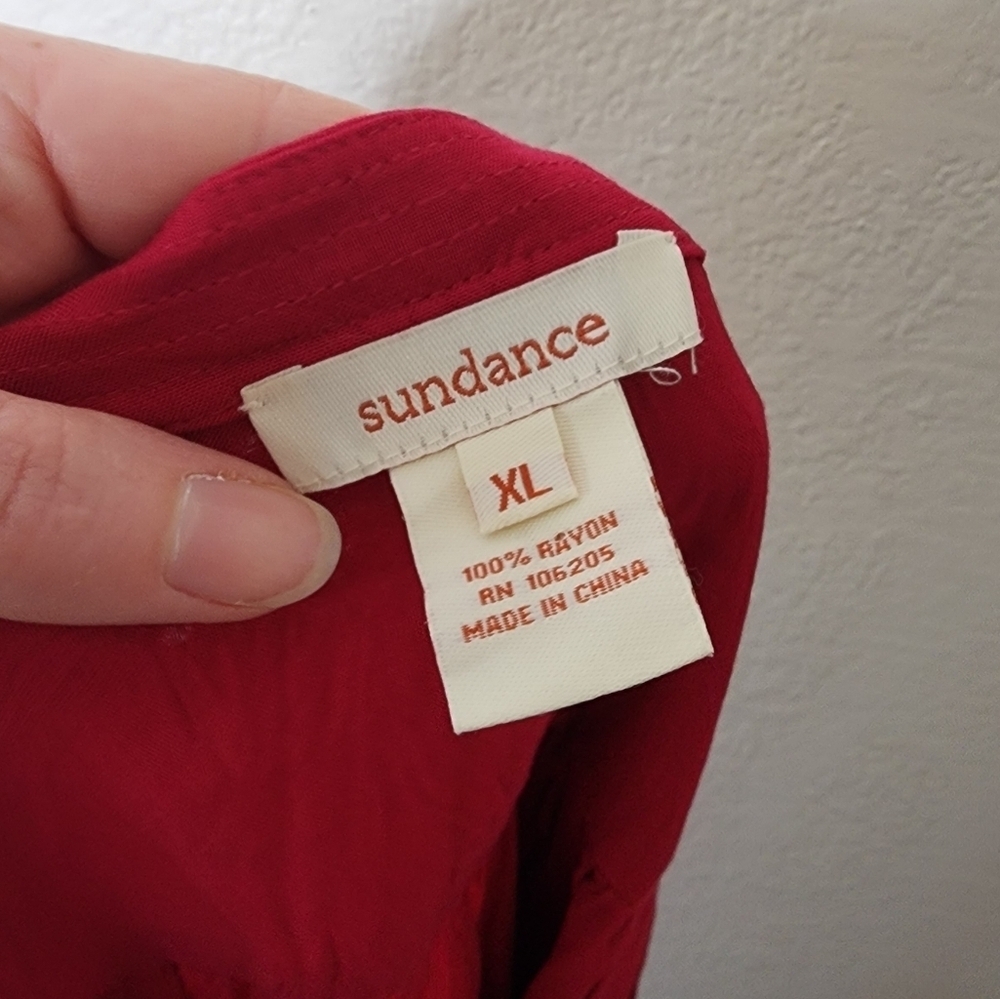 Sundance Pink Mystic Falls Blouse XL - Picture 4 of 5